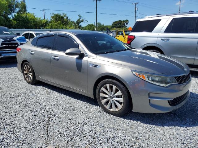 5XXGU4L33JG206266 - 2018 KIA OPTIMA EX GRAY photo 4