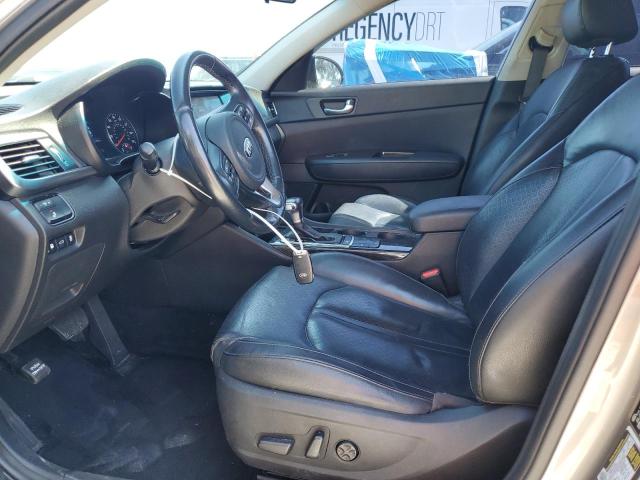 5XXGU4L33JG206266 - 2018 KIA OPTIMA EX GRAY photo 7