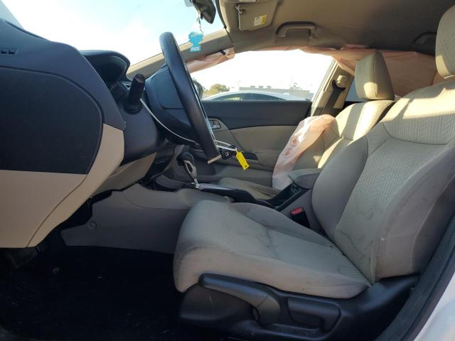 19XFB2F52FE259849 - 2015 HONDA CIVIC LX WHITE photo 7