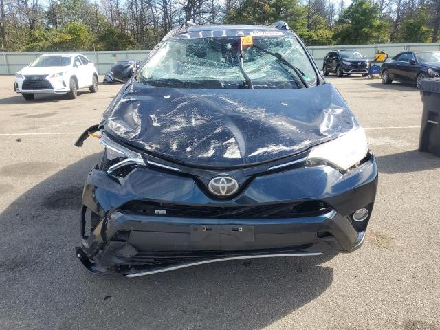 JTMRFREV5HD210578 - 2017 TOYOTA RAV4 XLE BLUE photo 5