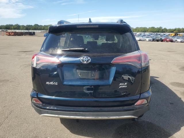 JTMRFREV5HD210578 - 2017 TOYOTA RAV4 XLE BLUE photo 6