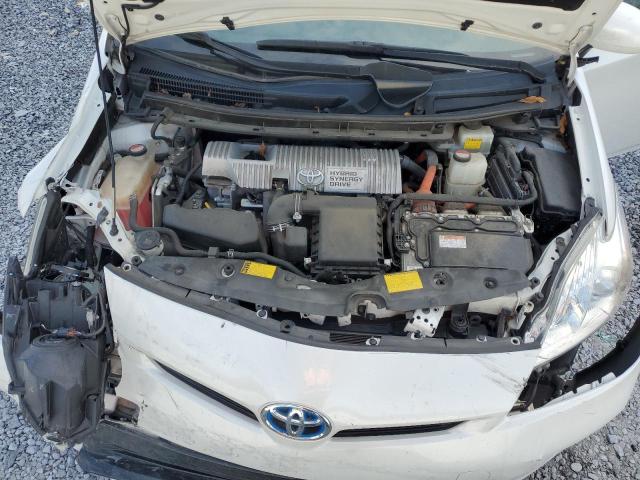 JTDKN3DU1E0383365 - 2014 TOYOTA PRIUS WHITE photo 11