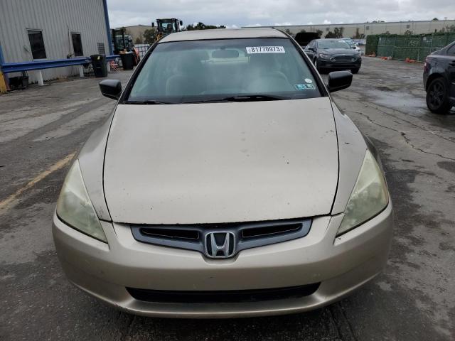 1HGCM56153A098120 - 2003 HONDA ACCORD DX TAN photo 5