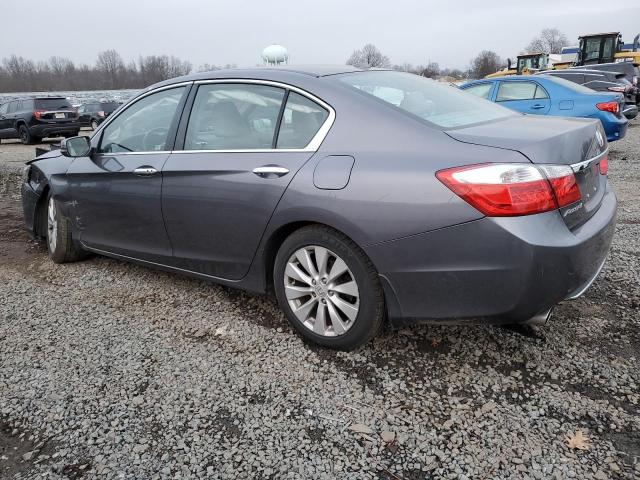 1HGCR3F85EA015226 - 2014 HONDA ACCORD EXL GRAY photo 2