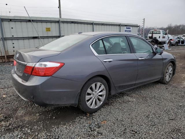 1HGCR3F85EA015226 - 2014 HONDA ACCORD EXL GRAY photo 3