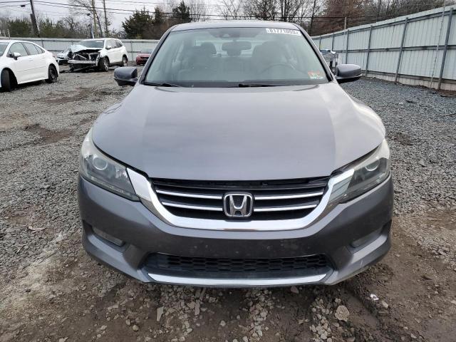 1HGCR3F85EA015226 - 2014 HONDA ACCORD EXL GRAY photo 5