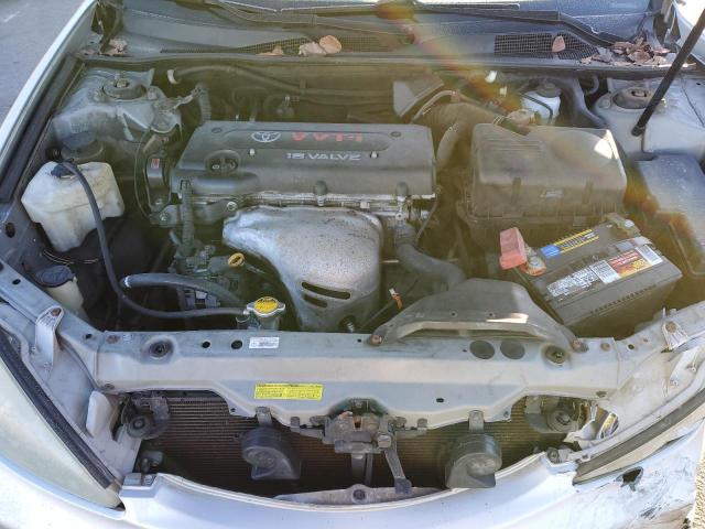 4T1BE32K64U885874 - 2004 TOYOTA CAMRY LE SILVER photo 11