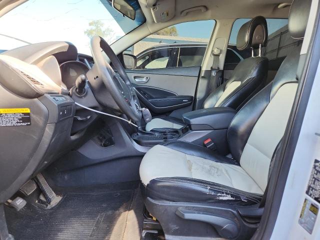 5XYZTDLB4FG238097 - 2015 HYUNDAI SANTA FE S WHITE photo 7