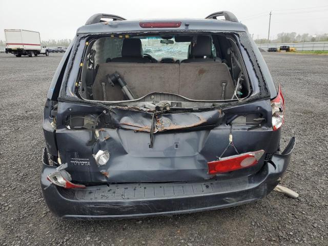 5TDYK4CC4AS293989 - 2010 TOYOTA SIENNA XLE CHARCOAL photo 6