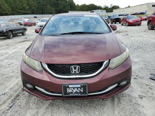 19XFB2F91DE226034 - 2013 HONDA CIVIC EXL 勃艮第红 照片 5