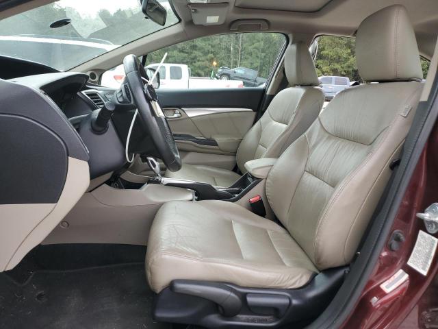 19XFB2F91DE226034 - 2013 HONDA CIVIC EXL 勃艮第红 照片 7