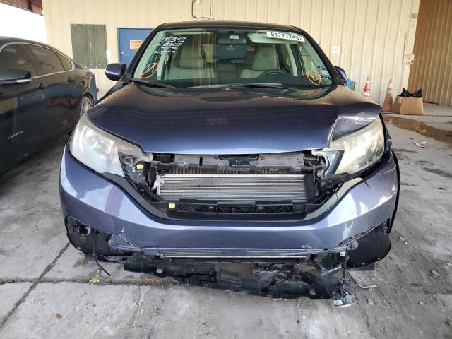 2HKRM3H50EH518407 - 2014 HONDA CR-V EX BLUE photo 5