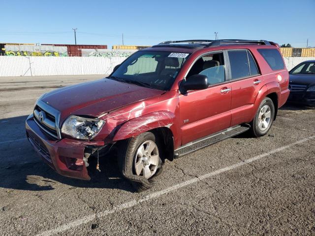 JTEZU14R28K016609 - 2008 TOYOTA 4RUNNER SR5 RED photo 1