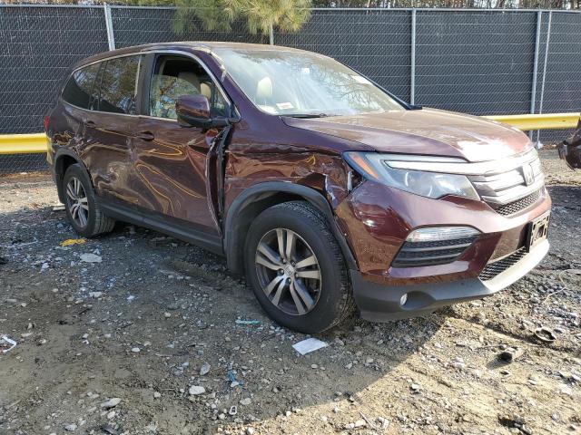 5FNYF6H69HB078285 - 2017 HONDA PILOT EXL BROWN photo 4