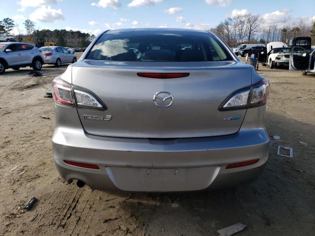 JM1BL1UP6D1849692 - 2013 MAZDA 3 I GRAY photo 6