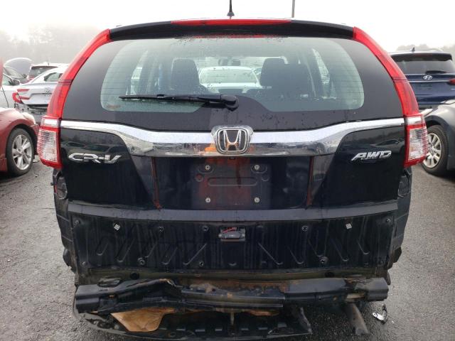 2HKRM4H37GH647445 - 2016 HONDA CR-V LX BLACK photo 6