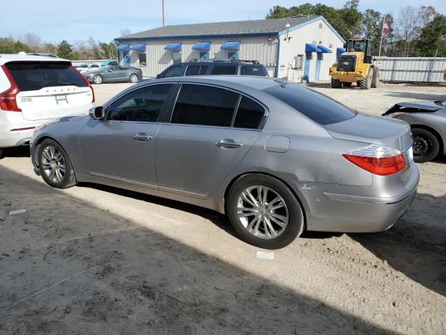 KMHGC4DF7BU113379 - 2011 HYUNDAI GENESIS 4.6L SILVER photo 2