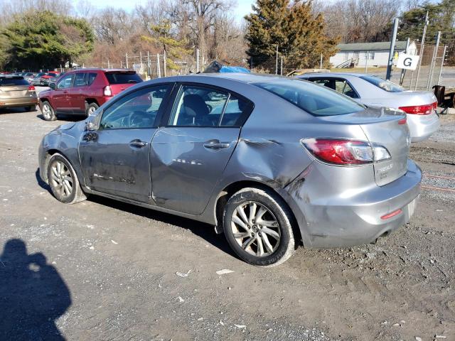 JM1BL1VP1D1738563 - 2013 MAZDA 3 I GRAY photo 2