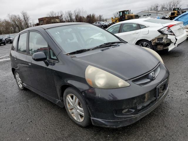 JHMGD37637S000621 - 2007 HONDA FIT S 黑色 照片 4
