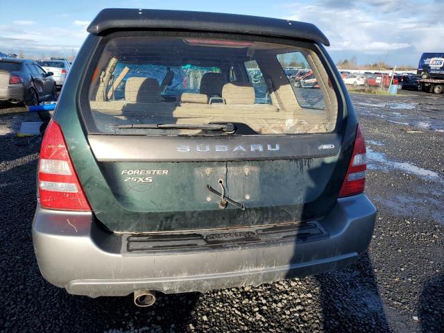JF1SG65614H702233 - 2004 SUBARU FORESTER 2.5XS Зеленый фото 6