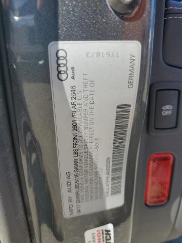 WAUC4CF59JA009309 - 2018 AUDI S5 PRESTIGE GRAY photo 12