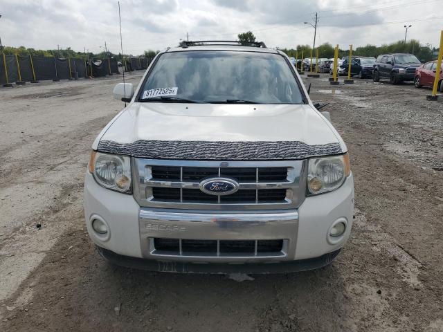 1FMCU0E71CKB15038 - 2012 FORD ESCAPE LIMITED WHITE photo 5
