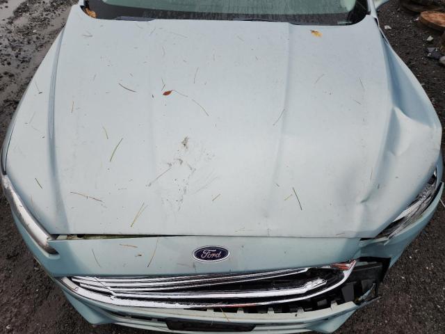 3FA6P0LUXDR196688 - 2013 FORD FUSION SE HYBRID Бирюзовый фото 11