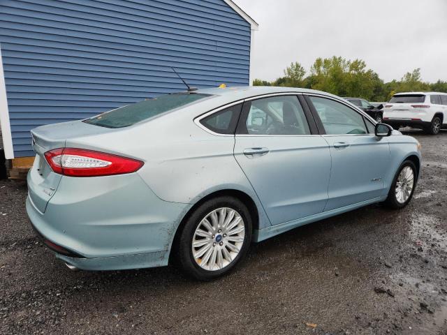 3FA6P0LUXDR196688 - 2013 FORD FUSION SE HYBRID Бирюзовый фото 3