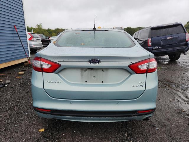 3FA6P0LUXDR196688 - 2013 FORD FUSION SE HYBRID Бирюзовый фото 6