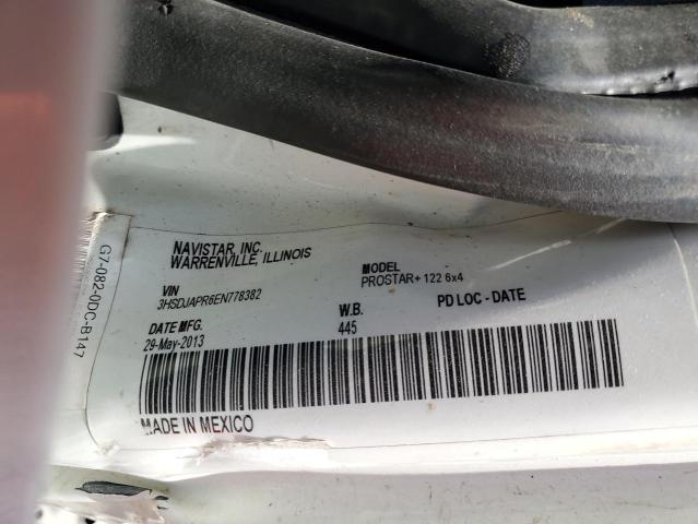 3HSDJAPR6EN778382 - 2014 INTERNATIONAL PROSTAR 白色 照片 10