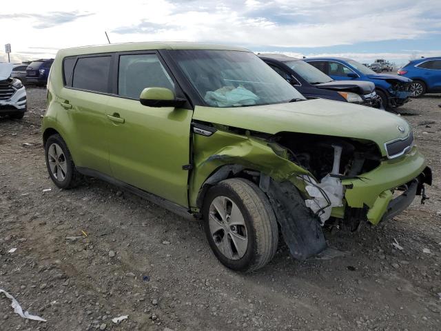 KNDJN2A22F7806830 - 2015 KIA SOUL GREEN photo 4