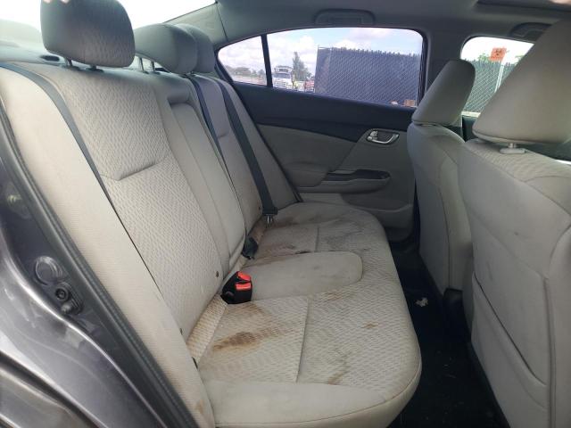 19XFB2F86EE019017 - 2014 HONDA CIVIC EX GRAY photo 10