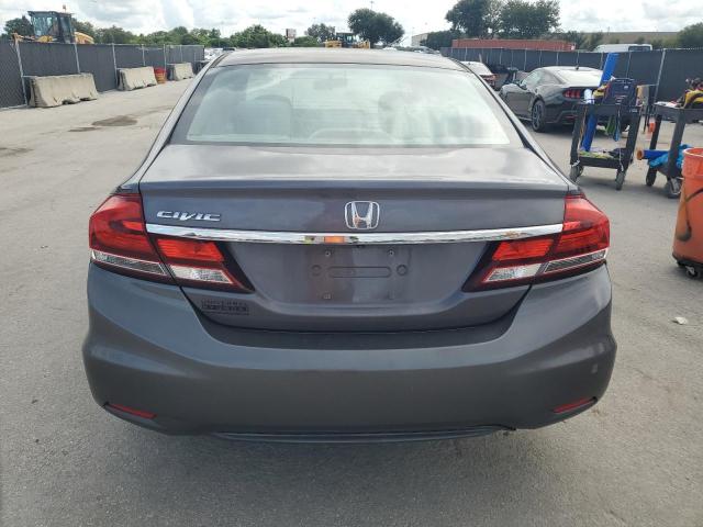 19XFB2F86EE019017 - 2014 HONDA CIVIC EX GRAY photo 6