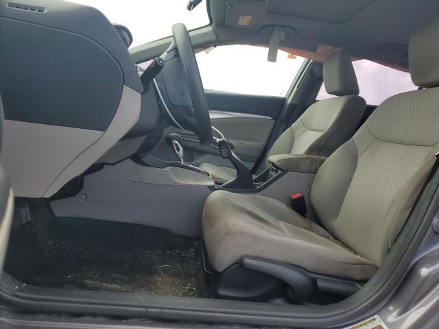 19XFB2F86EE019017 - 2014 HONDA CIVIC EX GRAY photo 7