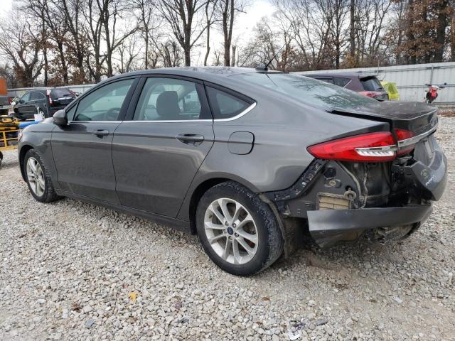 3FA6P0HD6JR193727 - 2018 FORD FUSION SE GRAY photo 2