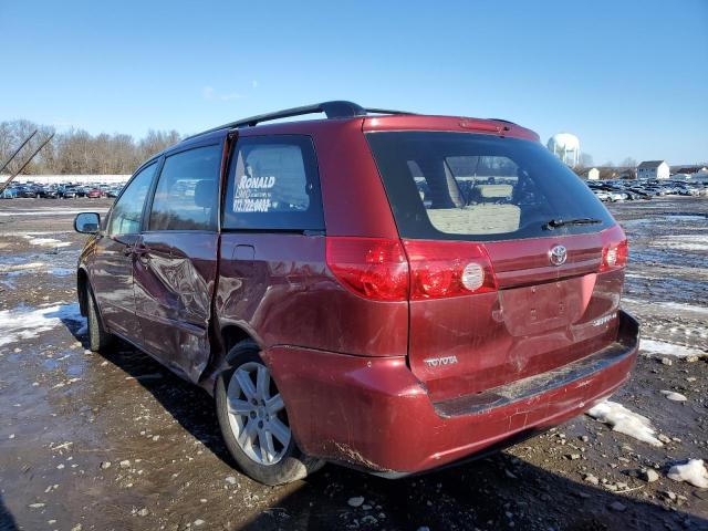 5TDZA23C06S577252 - 2006 TOYOTA SIENNA CE RED photo 2