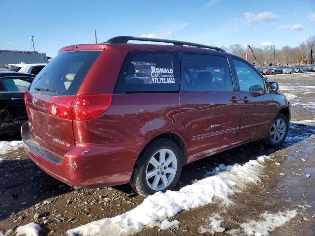 5TDZA23C06S577252 - 2006 TOYOTA SIENNA CE RED photo 3