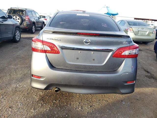 3N1AB7AP6FY316216 - 2015 NISSAN SENTRA S GRAY photo 6