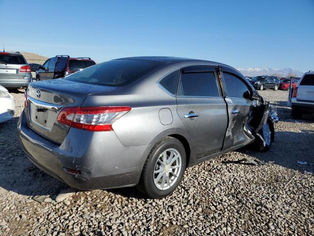 3N1AB7AP6FY218707 - 2015 NISSAN SENTRA S GRAY photo 3