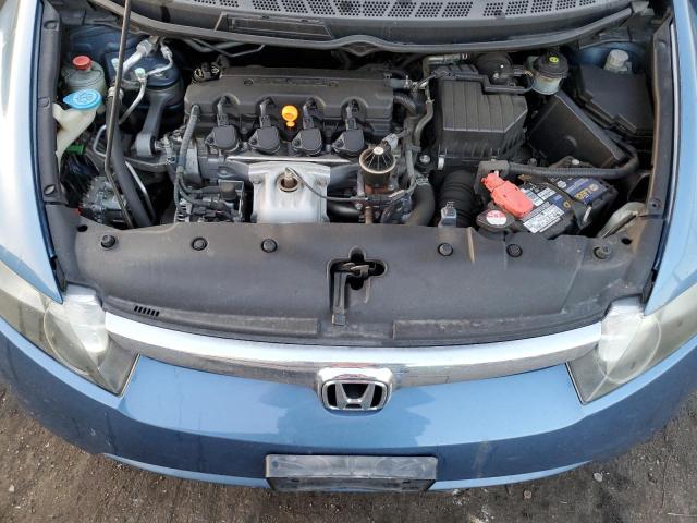 1HGFA15586L142798 - 2006 HONDA CIVIC LX BLUE photo 11