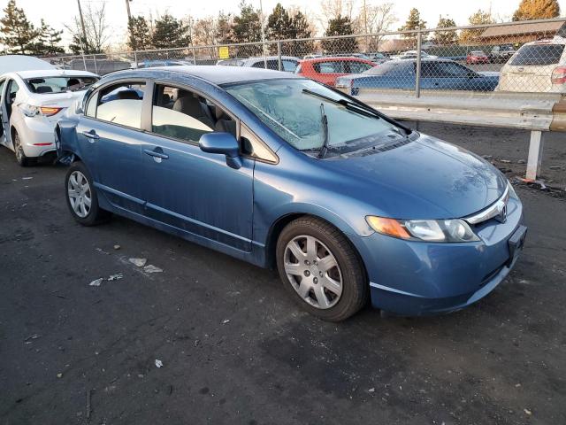 1HGFA15586L142798 - 2006 HONDA CIVIC LX BLUE photo 4