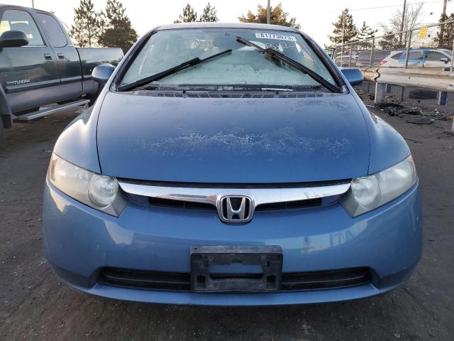 1HGFA15586L142798 - 2006 HONDA CIVIC LX BLUE photo 5