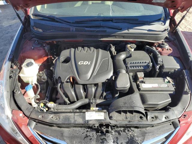 5NPEB4AC0EH849345 - 2014 HYUNDAI SONATA GLS RED photo 11