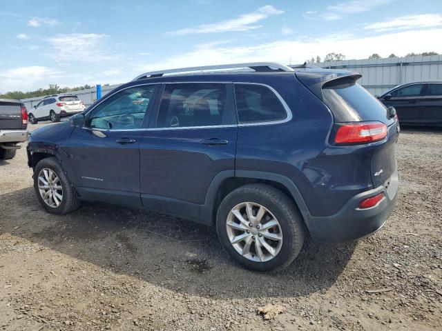 1C4PJMDB0GW120144 - 2016 JEEP CHEROKEE LIMITED BLUE photo 2