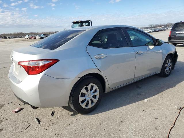 5YFBURHE1FP304776 - 2015 TOYOTA COROLLA L SILVER photo 3