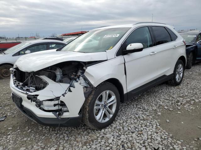 2FMPK4J97LBA86578 - 2020 FORD EDGE SEL WHITE photo 1