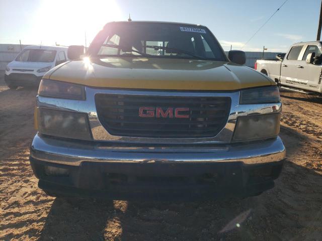 1GTDT13E578135217 - 2007 GMC CANYON YELLOW photo 5