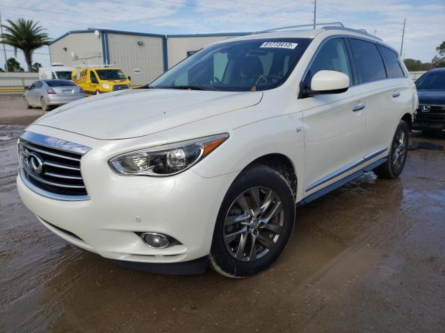 5N1AL0MM8FC536951 - 2015 INFINITI QX60 WHITE photo 1