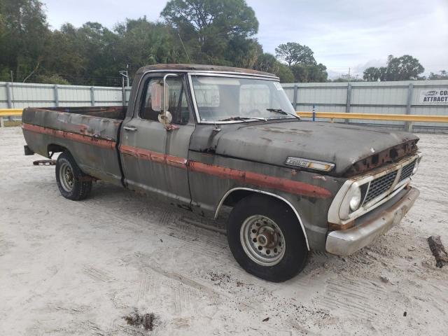 F10YLH76377 - 1970 FORD F100 GRAY photo 4