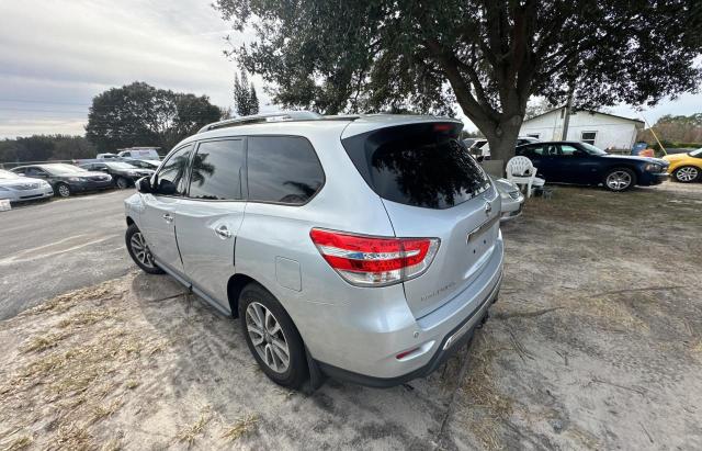 5N1CR2MN2EC654861 - 2014 NISSAN PATHFINDER SV HYBRID SILVER photo 3